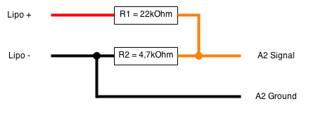 Voltage divider diagram